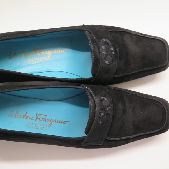 SALVATORE FERRAGAMO Boutique Suede Italy 8B - Picture 2 of 8